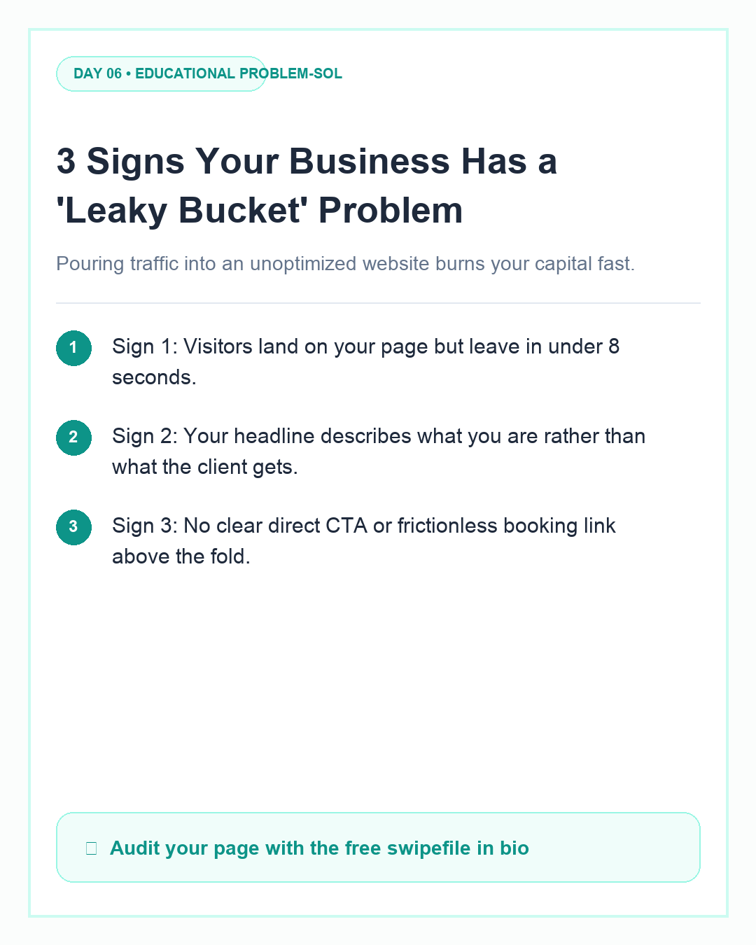 3 Signs Your Business Has a 'Leaky Bucket' Problem